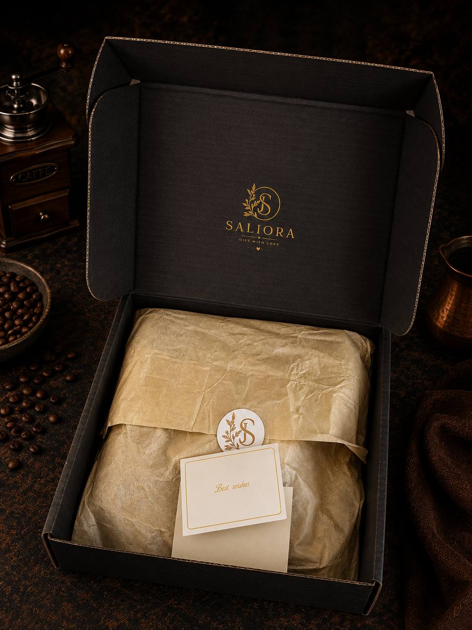 Elegancki box prezentowy SALIORA